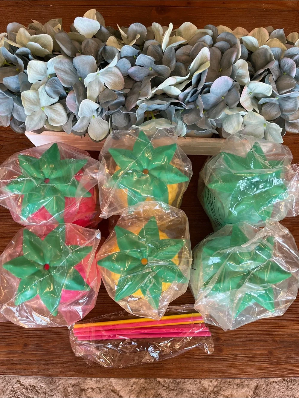 Oriental Trading brighten up table